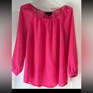 Women’s Cynthia Rowley, size L, pink blouse. Smoke free home.